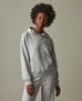Women's French Terry Pullover Hoodie - Ash Heather